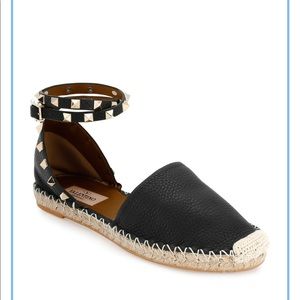 Valentino Rockstud Espadrilles 38 black